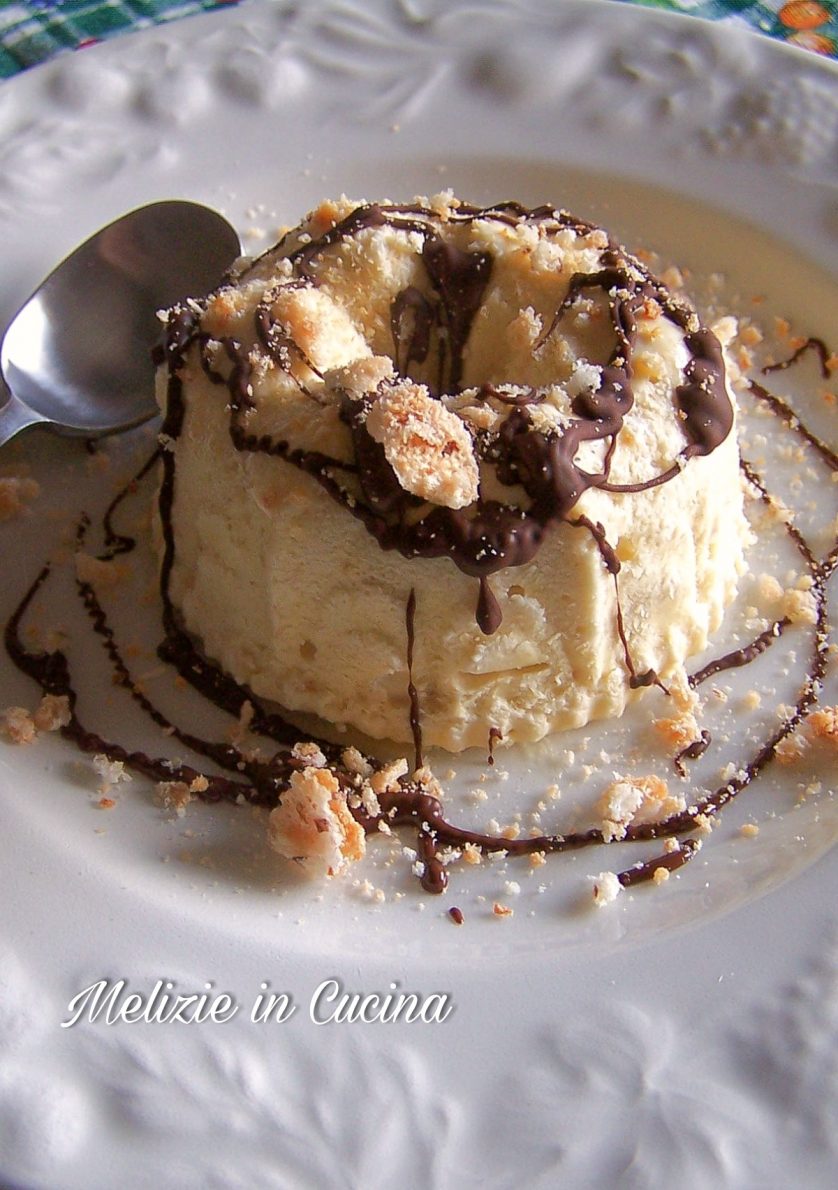 Semifreddo al torrone caffè e amaretti