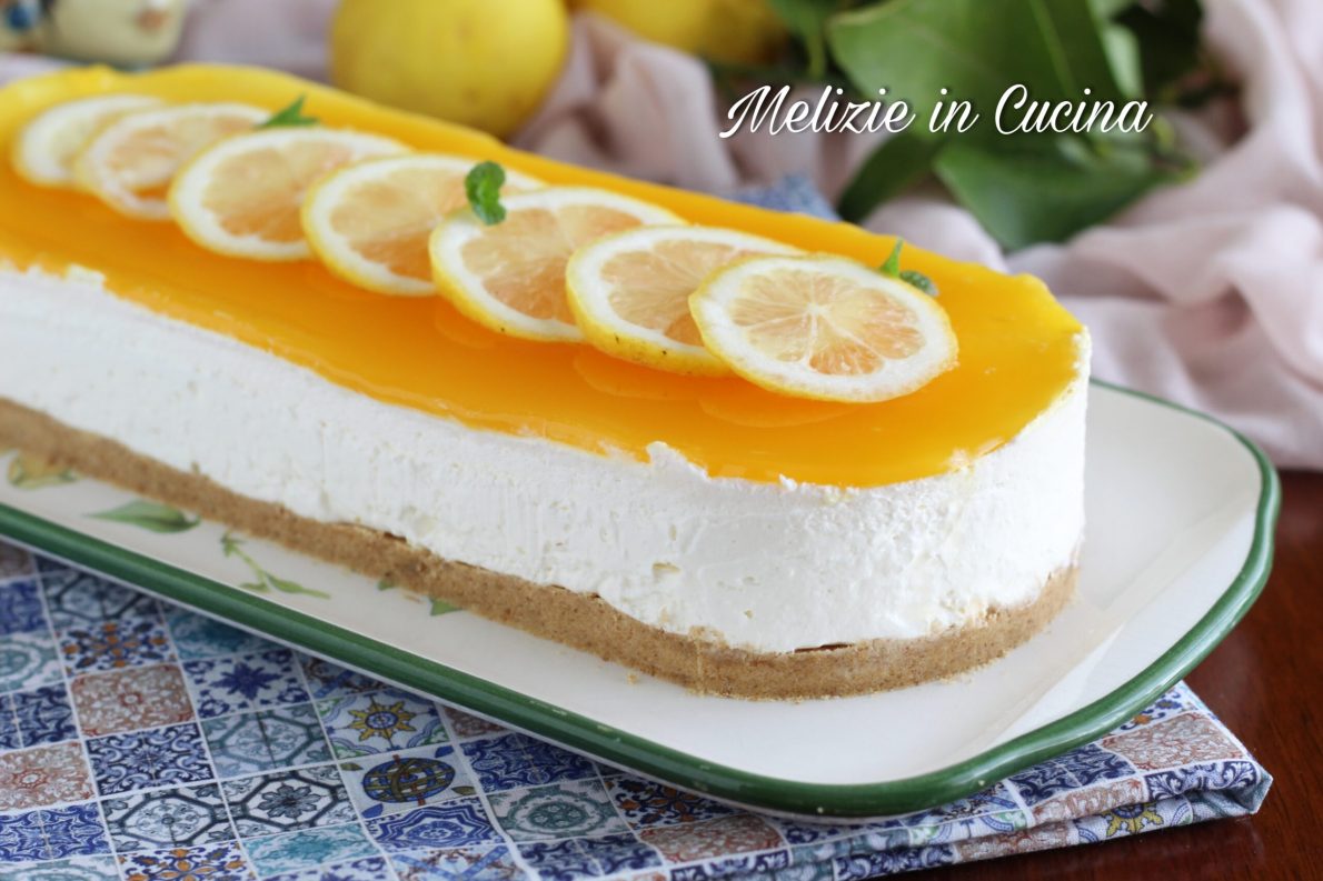 cheesecake cremosa al limone