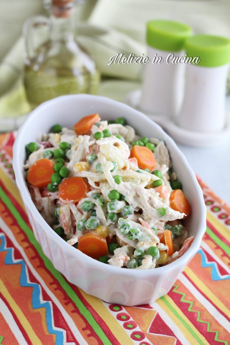 Insalata di pollo veloce e appetitosa - Melizie in Cucina