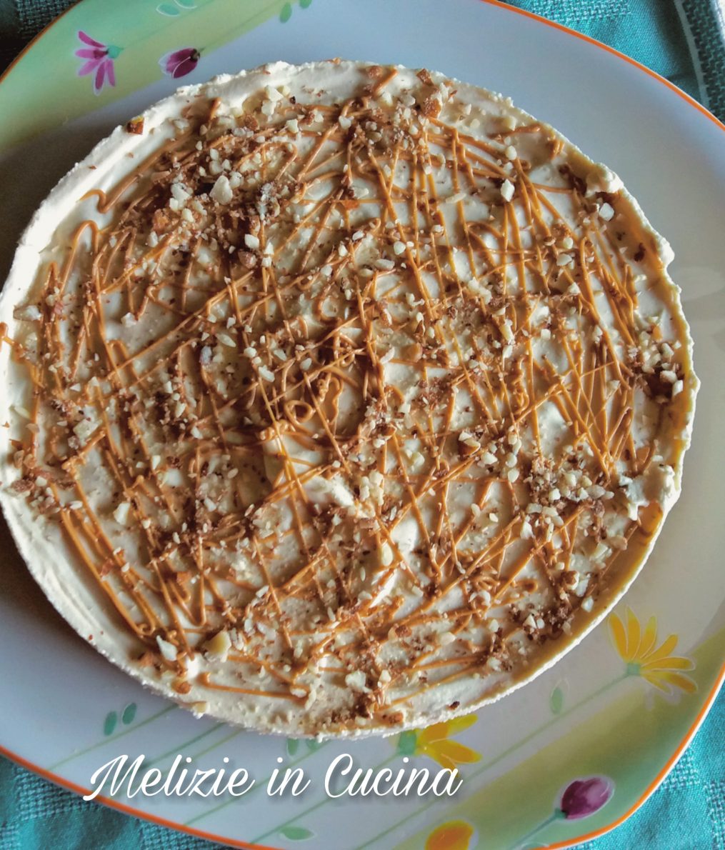 Cheesecake cioccolato bianco e caramello