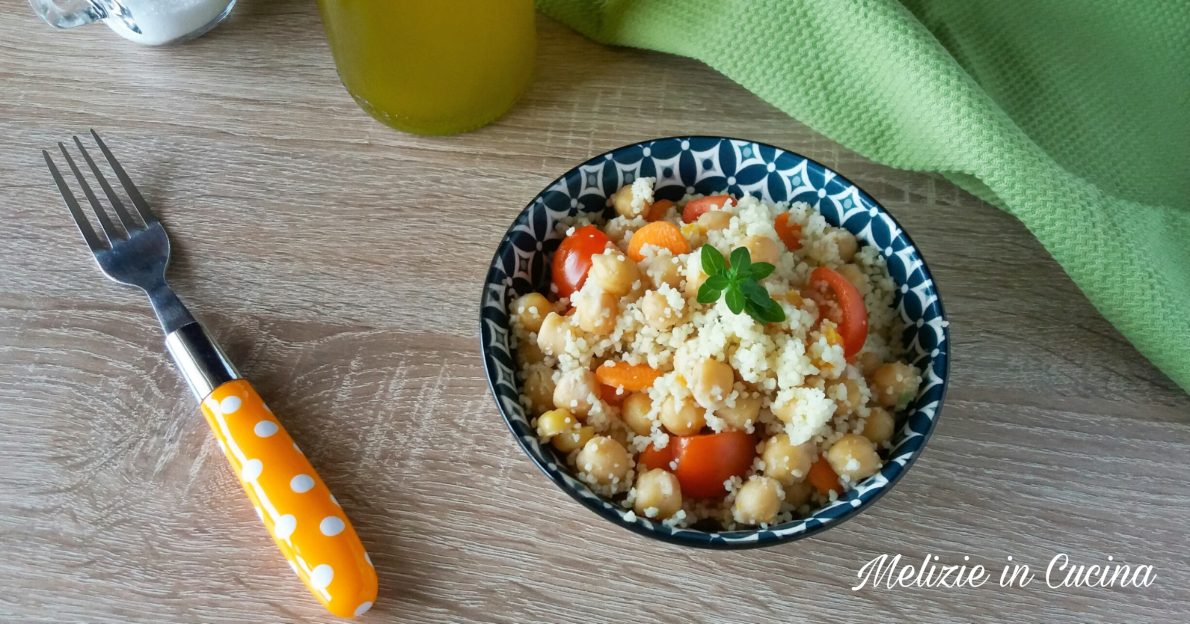 Insalata fredda di Cous Cous e Ceci