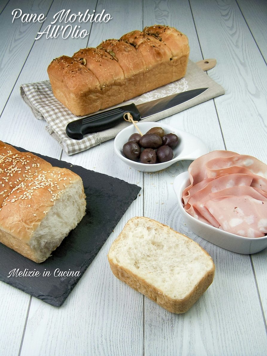 Pane Morbido all'Olio fatto in casa