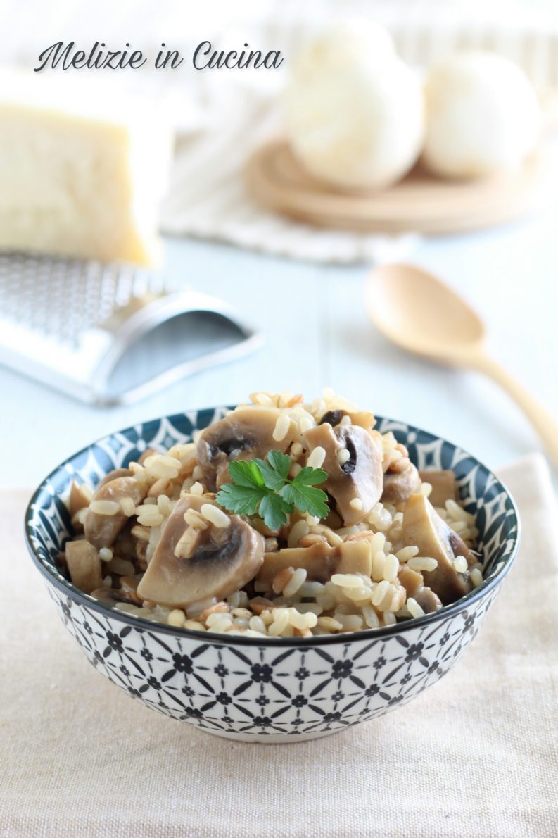 Risotto 3 cereali ai Funghi