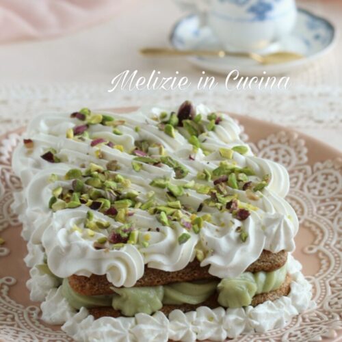 Torta tiramisù al pistacchio