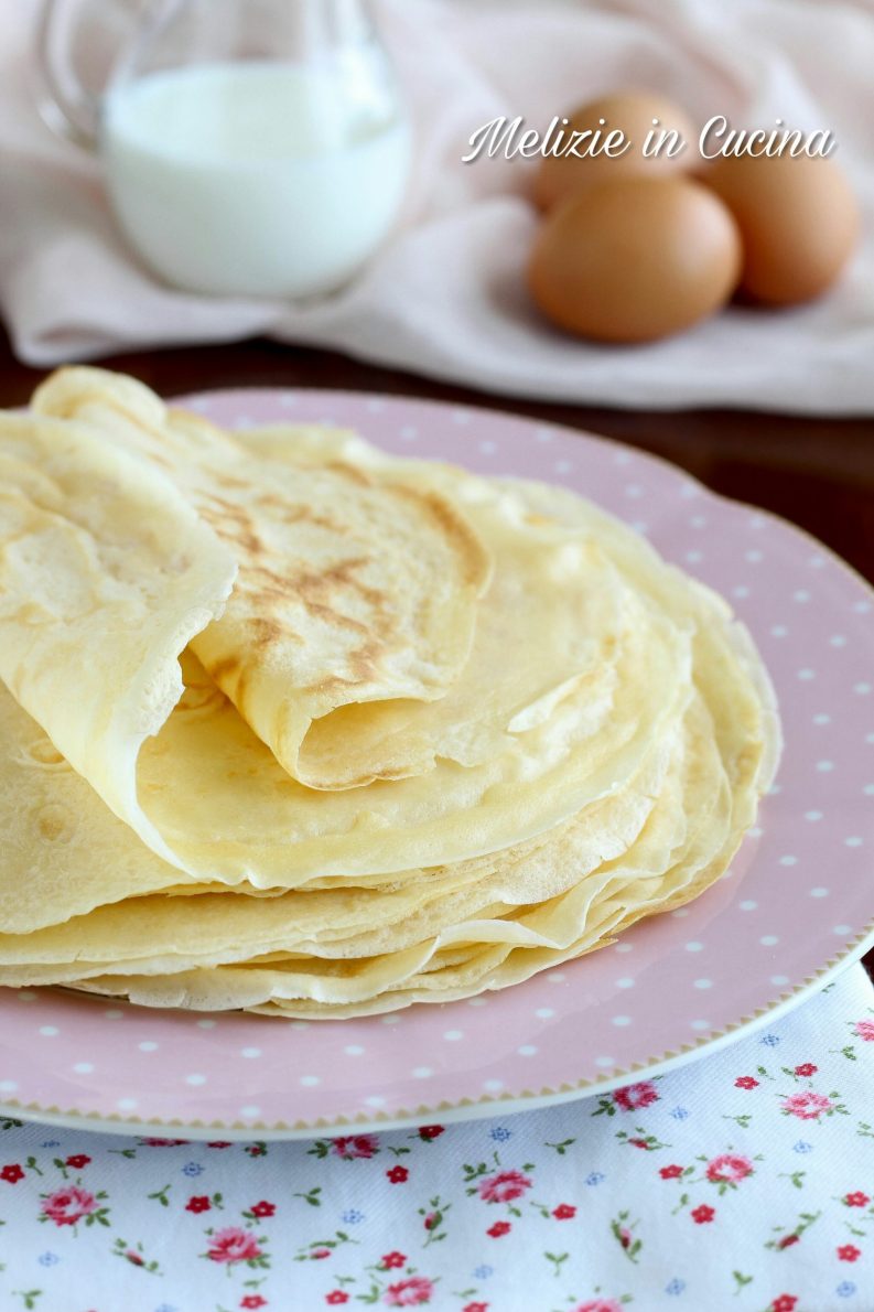 Crepes dolci o salate