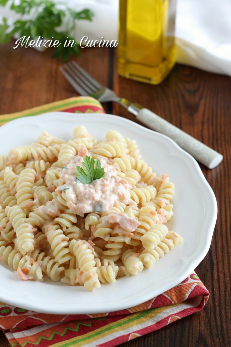 Fusilli al Salmone senza panna