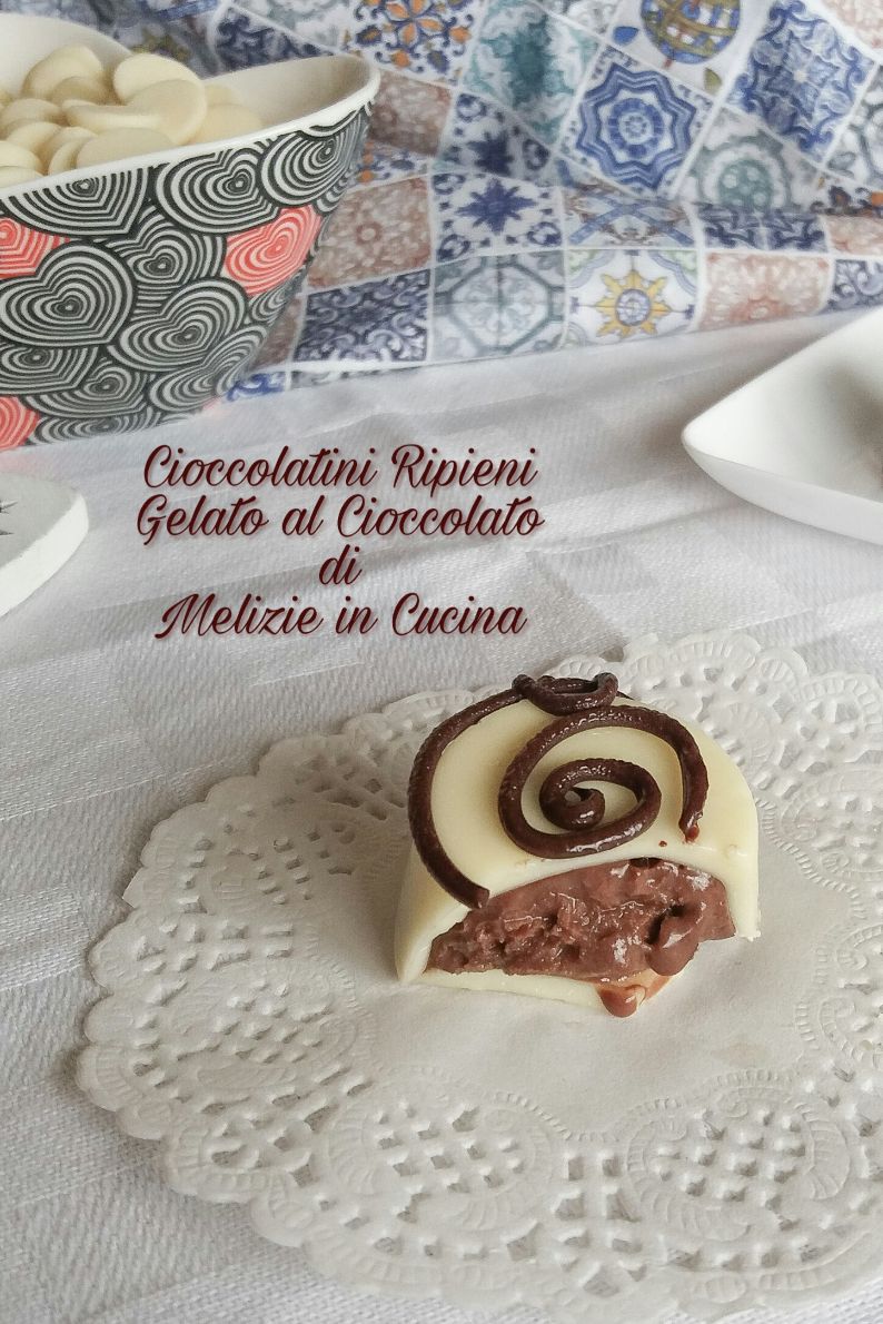 Cioccolatini ripieni di gelato