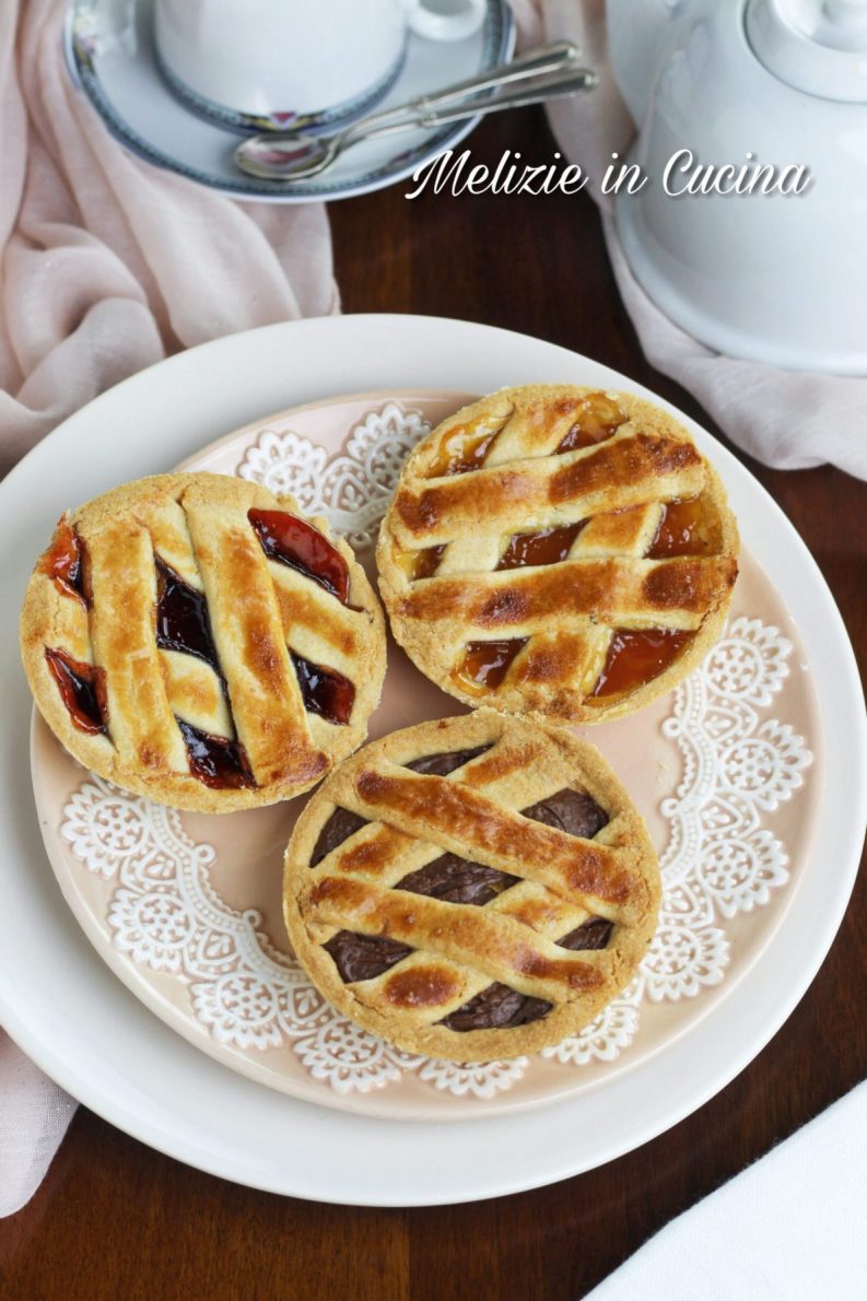 Crostatine nutella e confettura