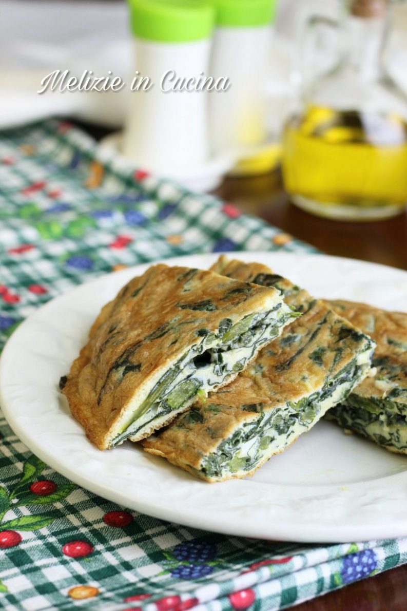 Frittata con cime di rapa