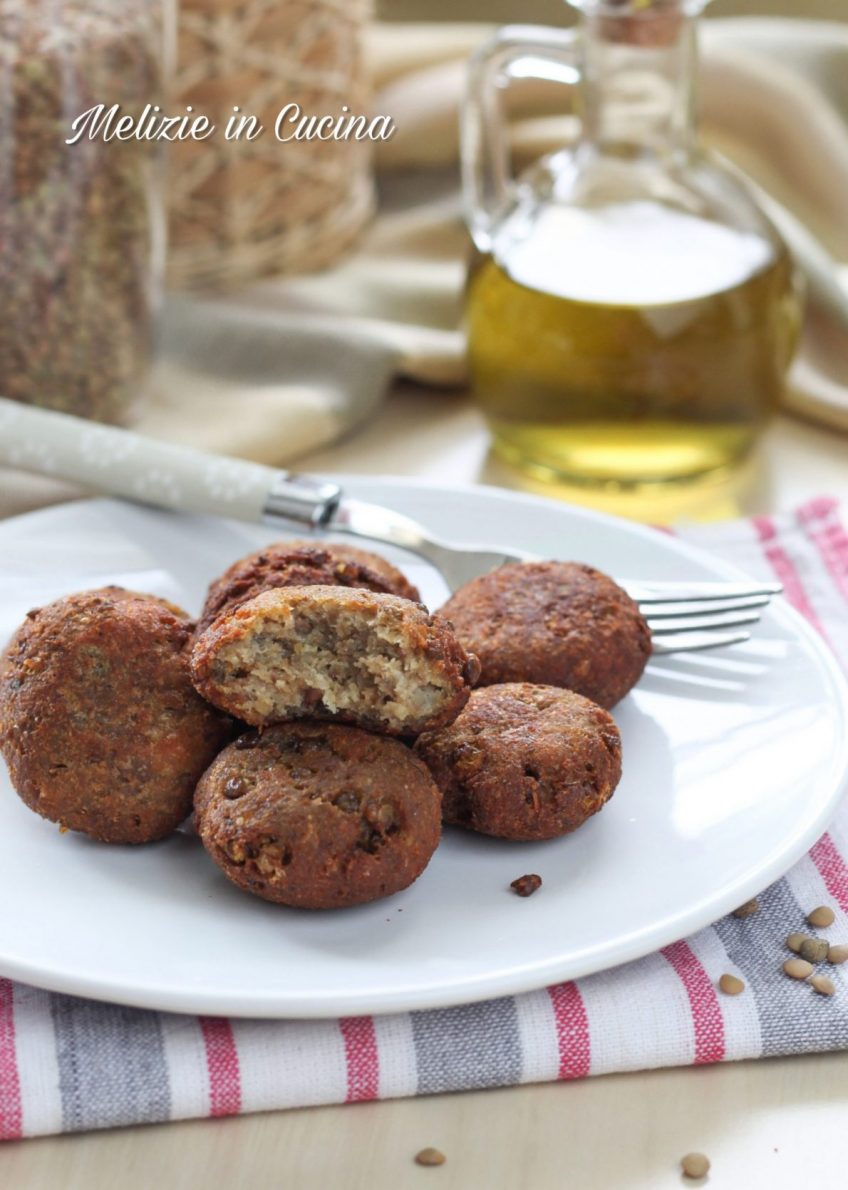 Polpette di lenticchie avanzate