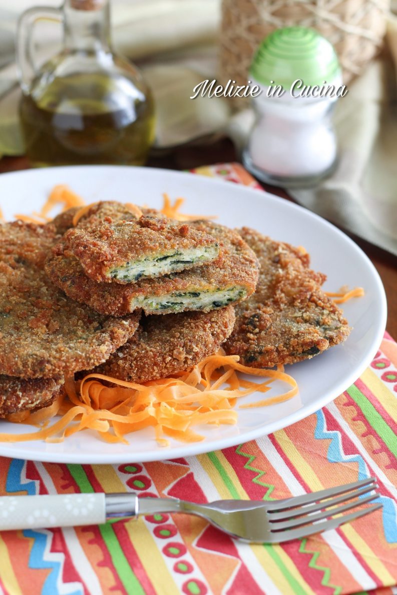 Cotolette morbide pollo e spinaci