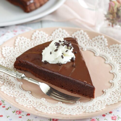 Torta morbida al cioccolato fondente golosa
