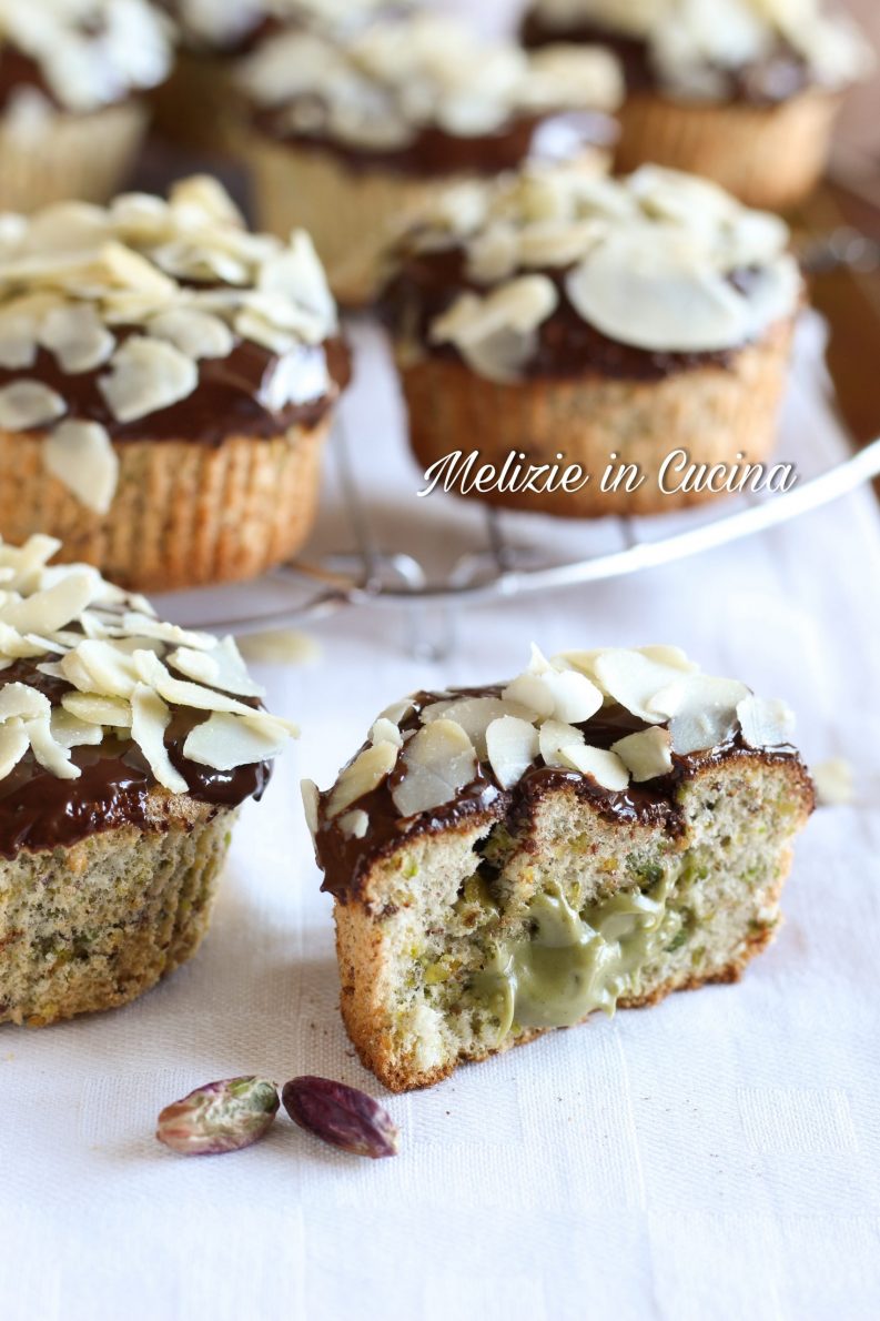 Muffin al pistacchio senza farina