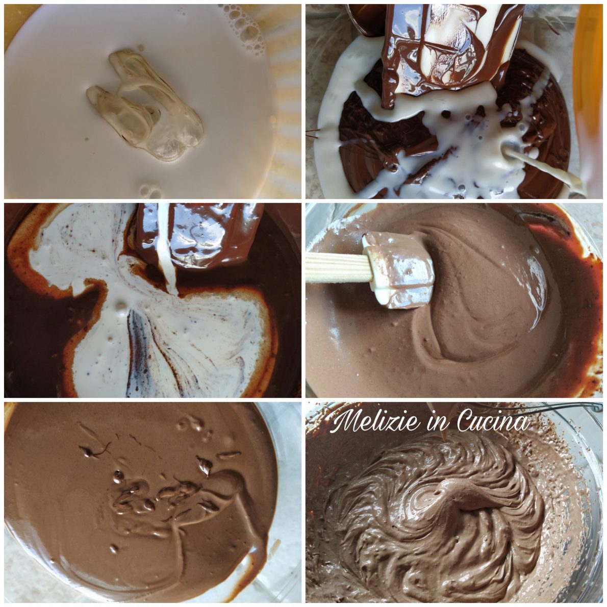 Crema namelaka al cioccolato fondente