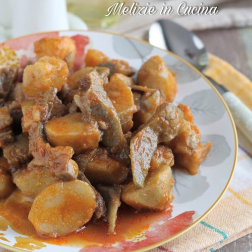 Carciofi e patate a spezzatino