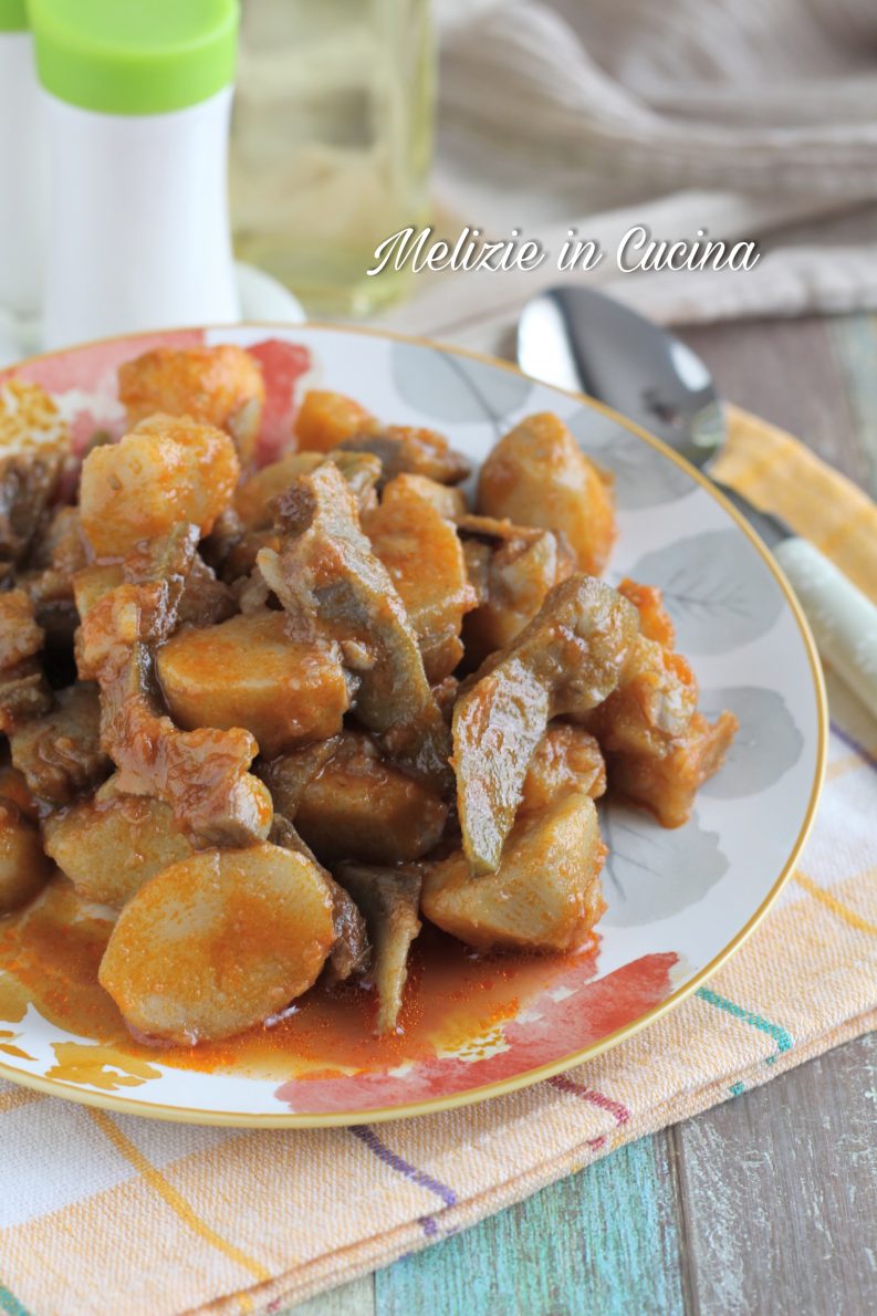 Carciofi e patate a spezzatino