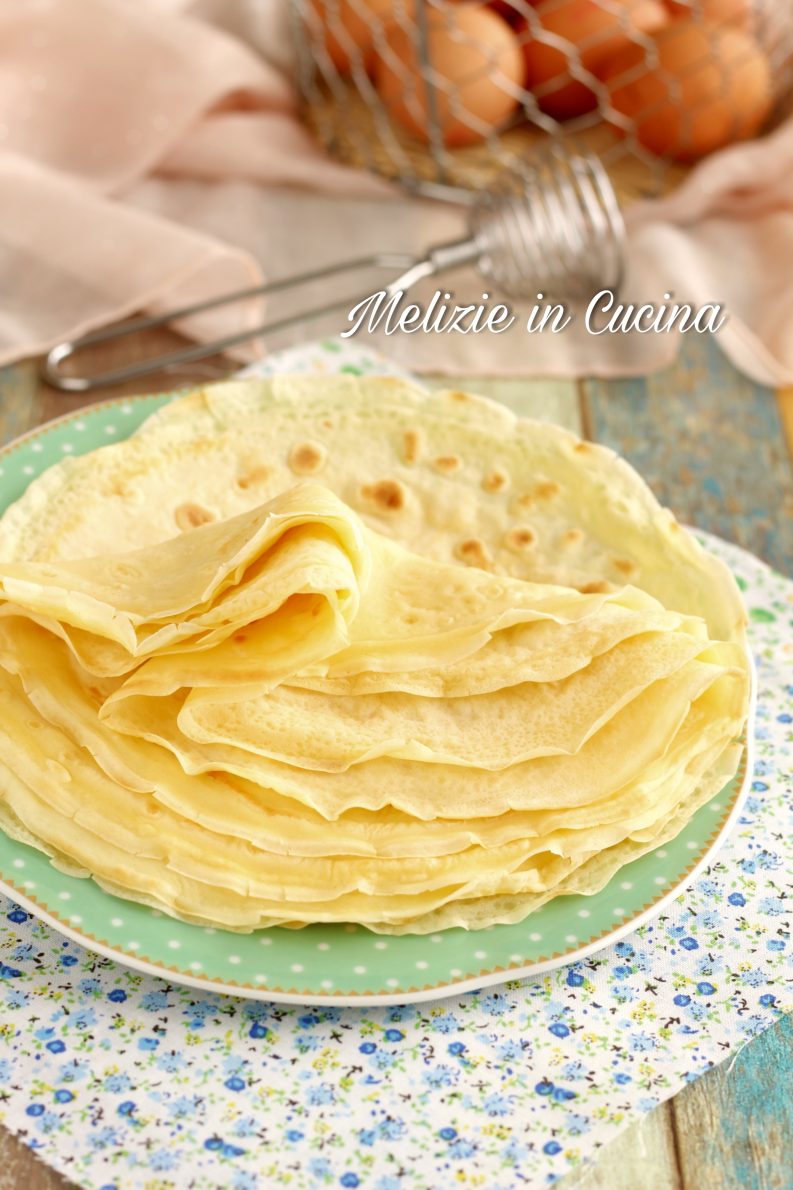 Crespelle al soffio senza burro