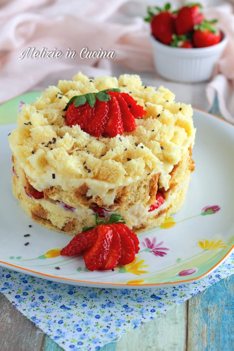 Torta furba alla crema velocissima