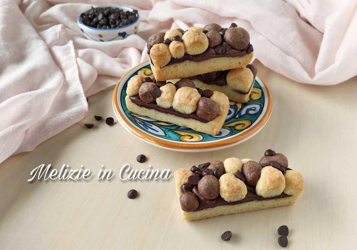 Biscotti millebolle cacao e nutella