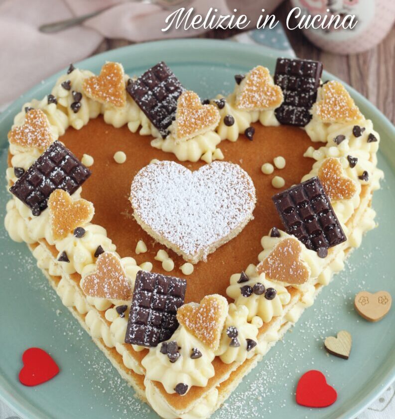 Torta cuor di crema alla vaniglia 10 Torta cuor di crema alla vaniglia