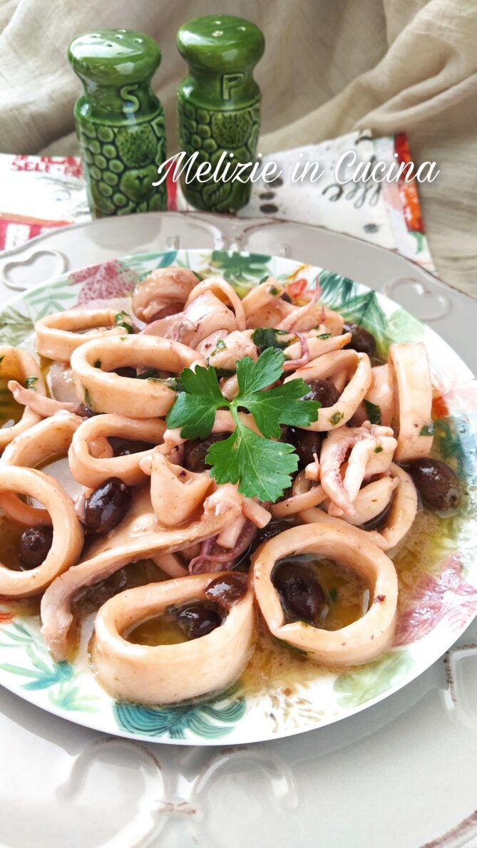 Calamari in padella al brandy