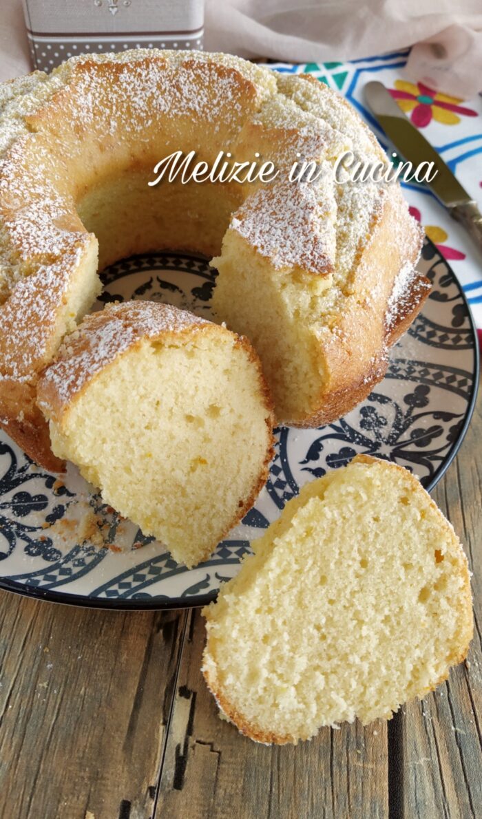 Ciambella semplice alla ricotta