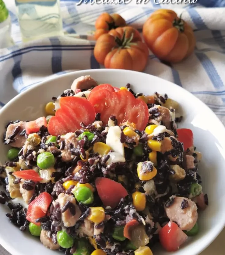 Insalata riso venere con tonno 11 Insalata riso venere con tonno
