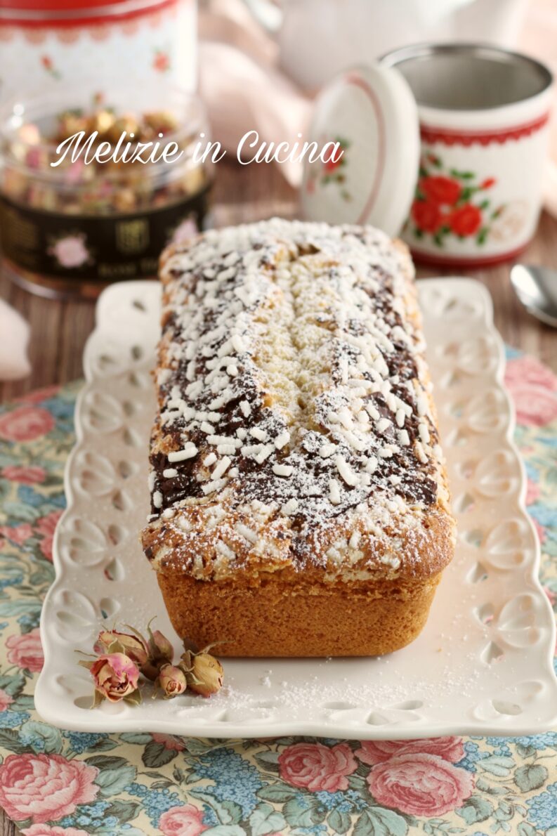 Plumcake morbido al latte caldo