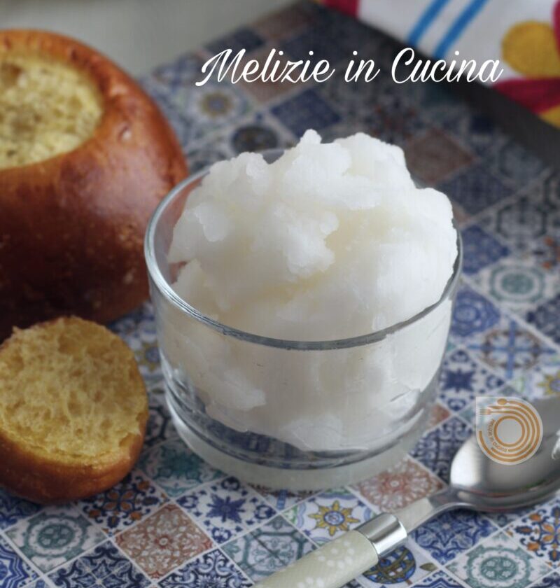 Granita siciliana al limone 11 Granita siciliana al limone